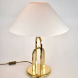 Lampe de table vintage rare en laiton