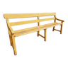 Antique bench garden bench table bench pine ocher yellow 200 cm