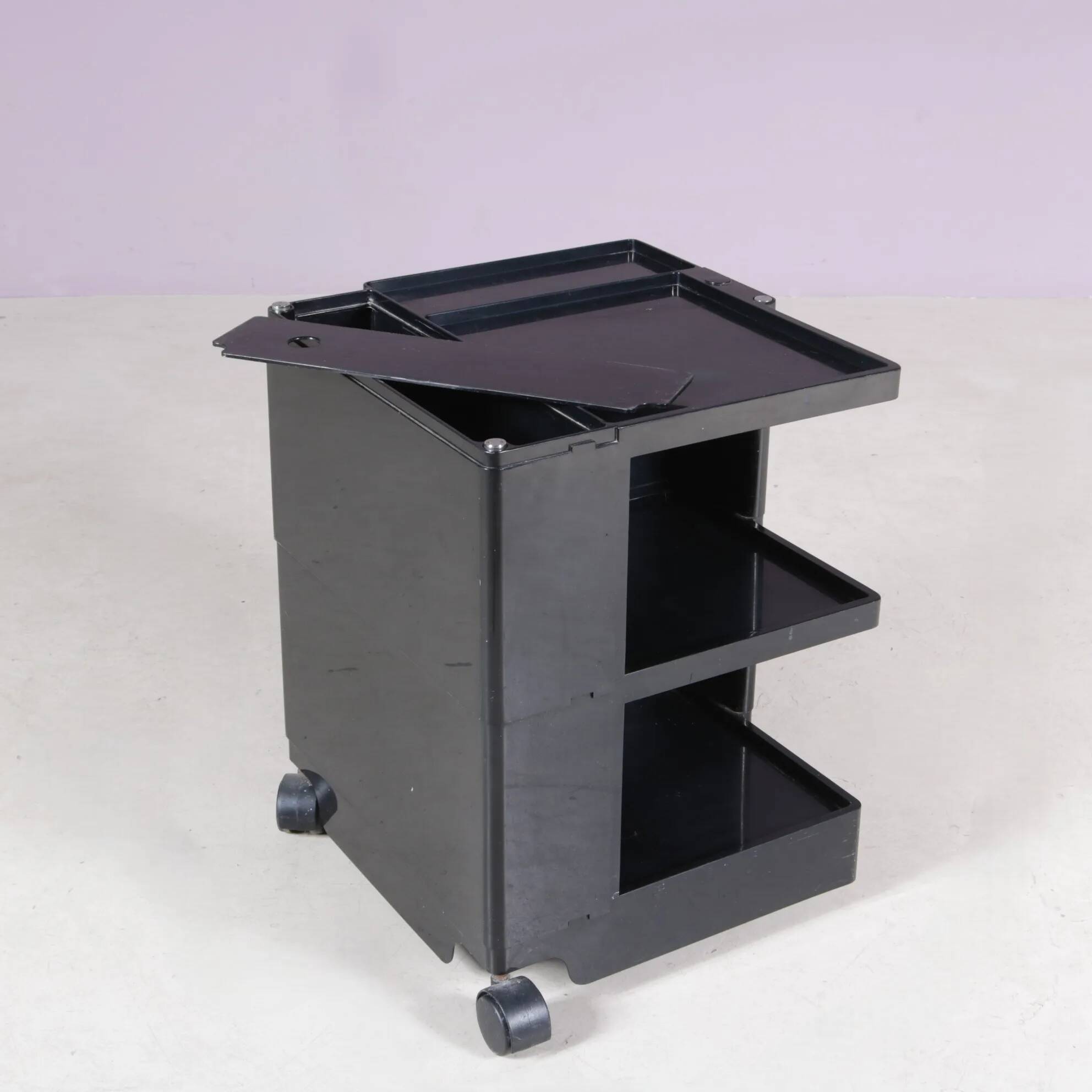 1970s low model Boby trolley Joe Colombo for Bieffeplast Italy