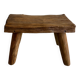 Stool in blond teak