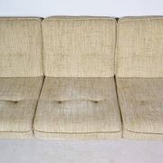 Vintage Scandinavian three-seater teak sofa, 1970s