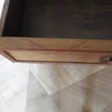 Old - Beautiful solid oak sideboard - 2 doors - 2 drawers in golden oak color