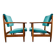 Pair of Mid-Century Armchairs, Czechoslovakia, 1970's