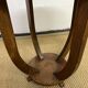 Art deco wooden pedestal table / side table