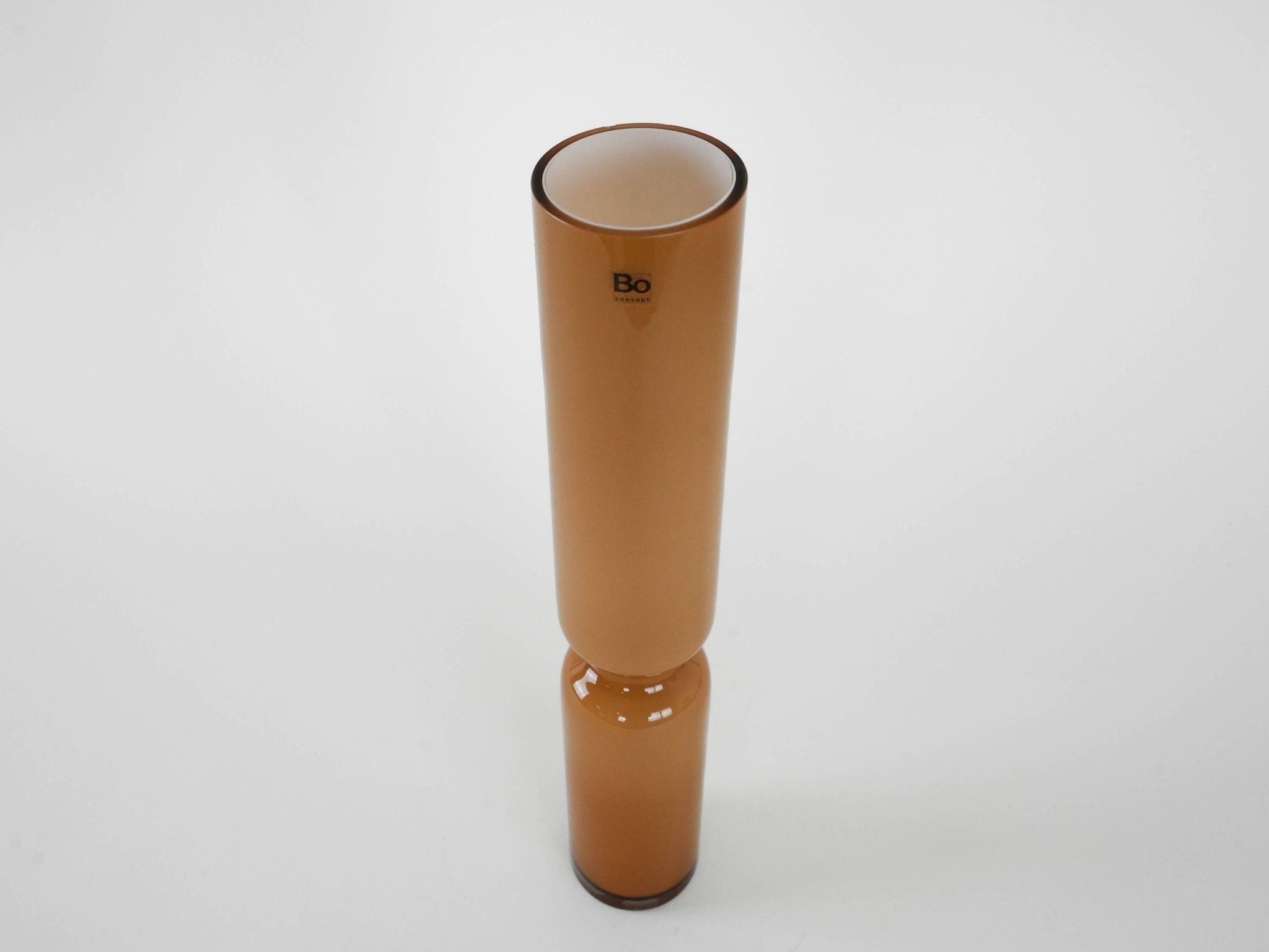Vase en verre, design danois, années 1980, fabriqué par BoConcept