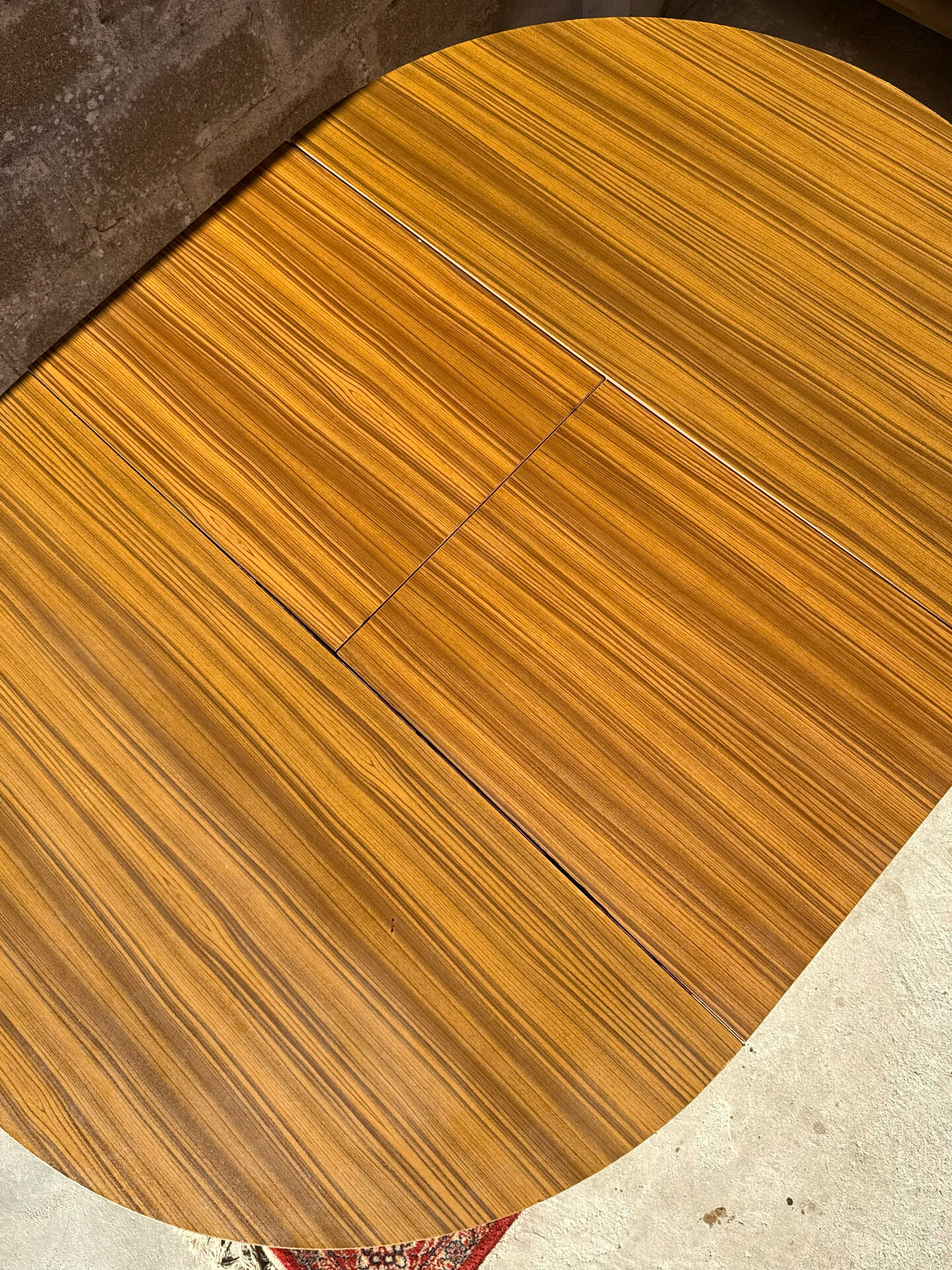 Table vintage scandinave style teck, 4 personnes, 1970