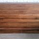 Large old trunk (steam box) in solid wood.
