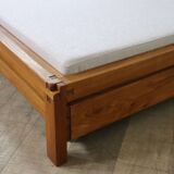 Pierre Chapo L03 Daybed In Solid Elm, France 1960s