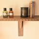Solid oak wall shelf - Rustic Louis XVI style