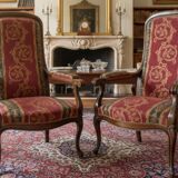 Pair of Voltaire armchairs