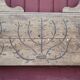 Old Breton bed door, Breton wood facade, headboard, wall decoration