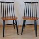 Paire de chaises Fanett design Ilmari Tapiovaara