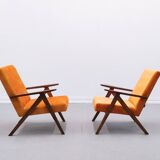 Mid Century Easy Chair Model B 310 Var in Sunset Velvet