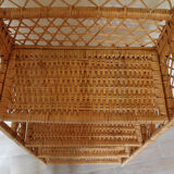 Rattan shelf