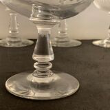 4 coupes à champagne en verre soufflé ancien, XIXème