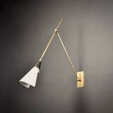Mid Century Modern Vanity Light Brass Sconce Wall Sconce Light Modern Lighting Adjustable Lamp