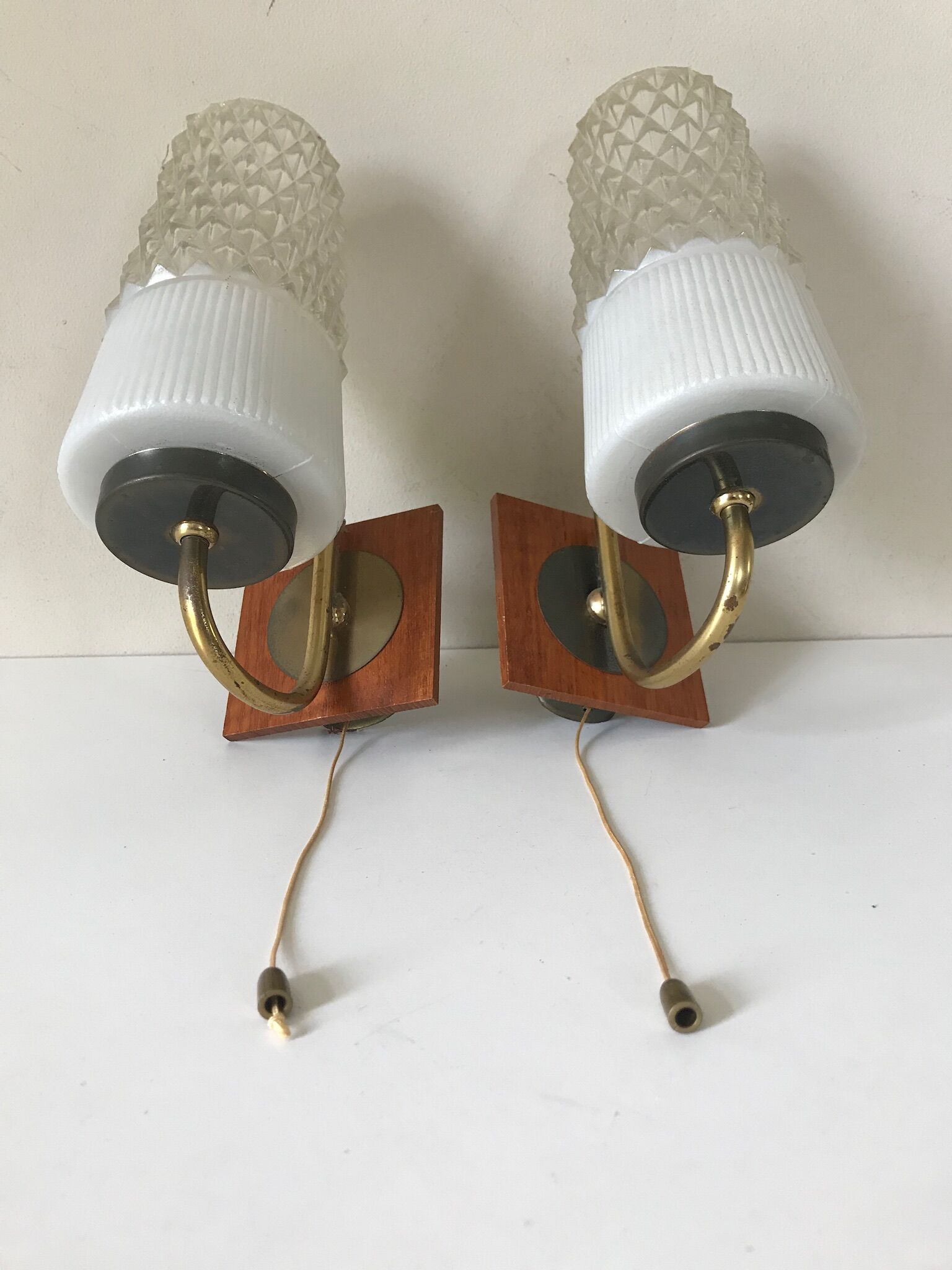 Pair of vintage 1960s sconces
