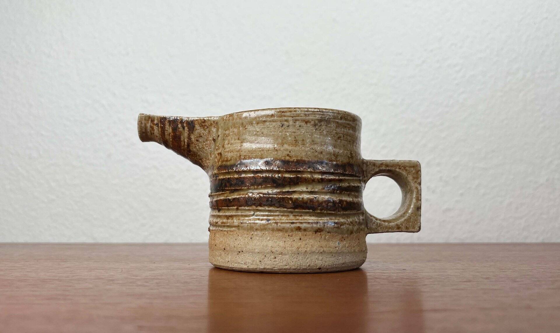 Mid-century studio pottery carafe by Tue Poulsen for Tue Keramik, 1960s.