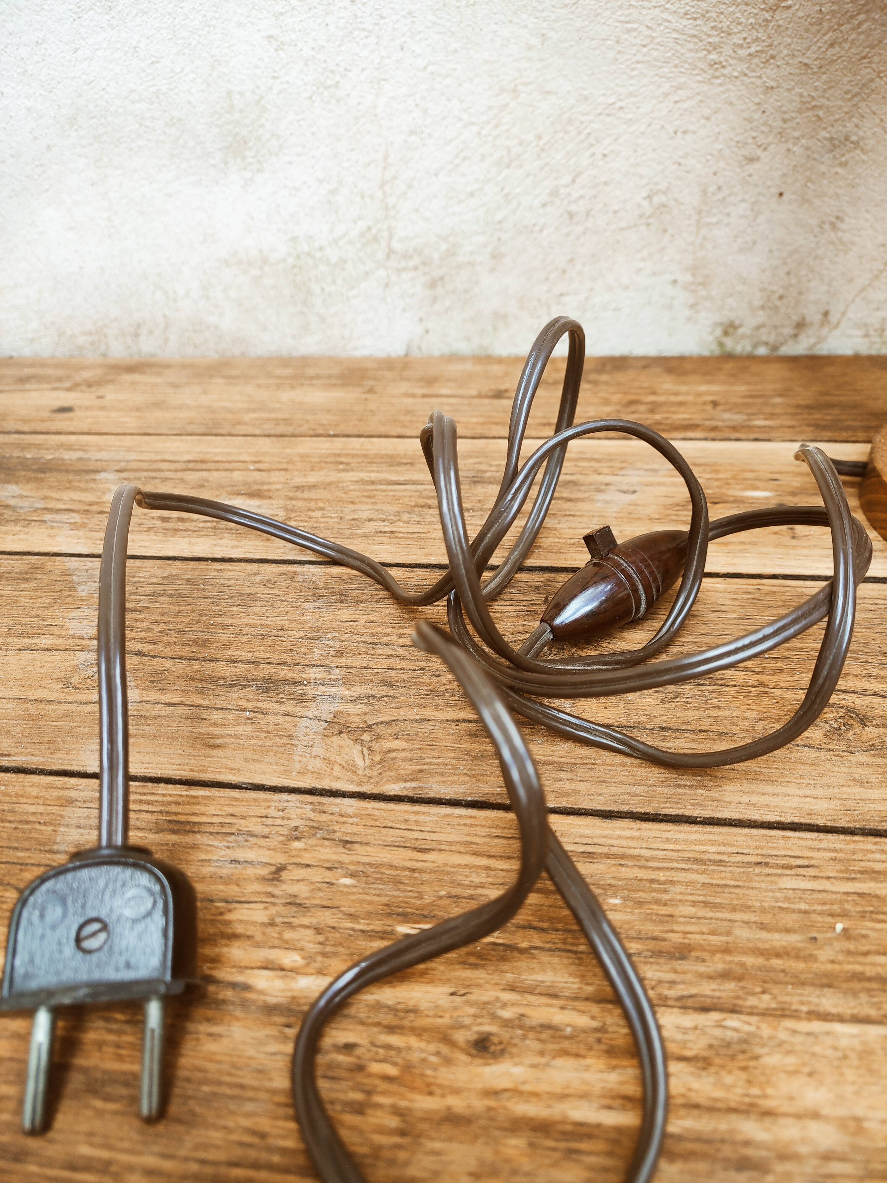 Scandinavian wooden lamp