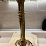 XL lamp in bronze and brass