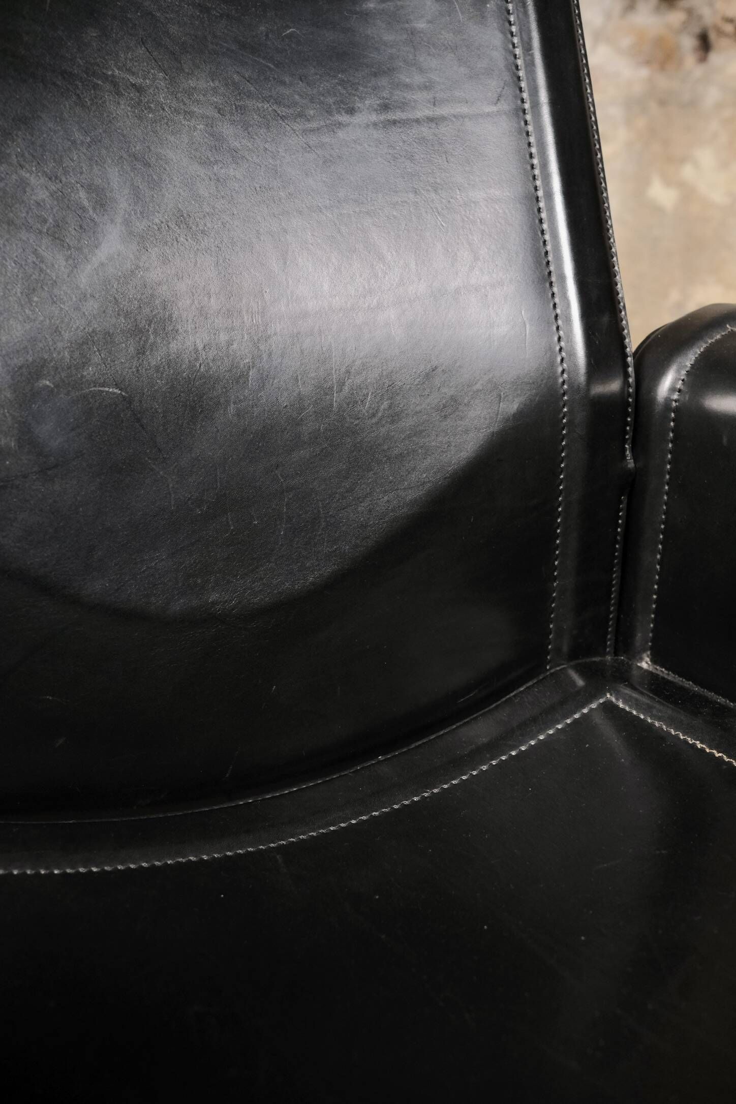 Series of 4 Korium chairs, Tito Agnoli for Matteo Grassi, 1980s