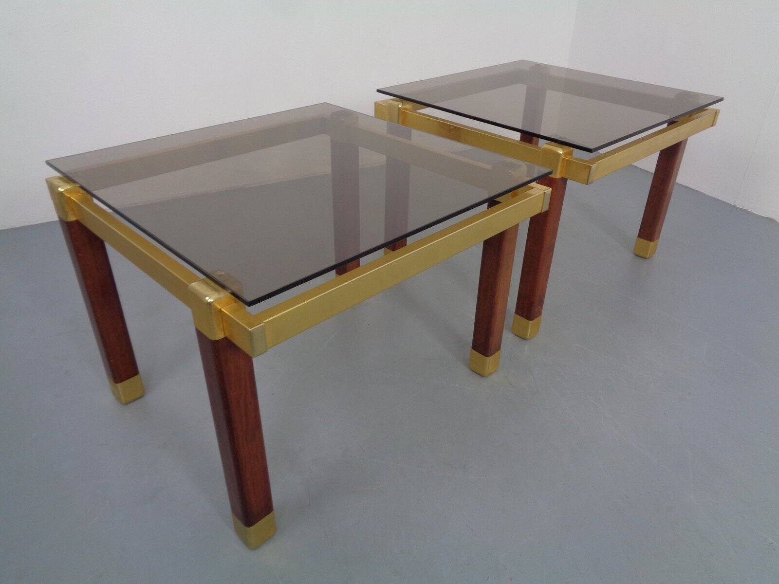 French Side Tables, 1970s, Set of 2