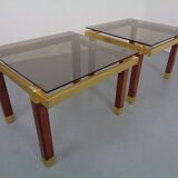 French Side Tables, 1970s, Set of 2