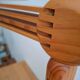Vintage pine articulated lamp