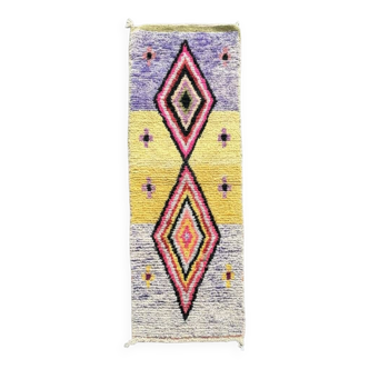 LOng tapis berbere couloir neur 80x235 cm