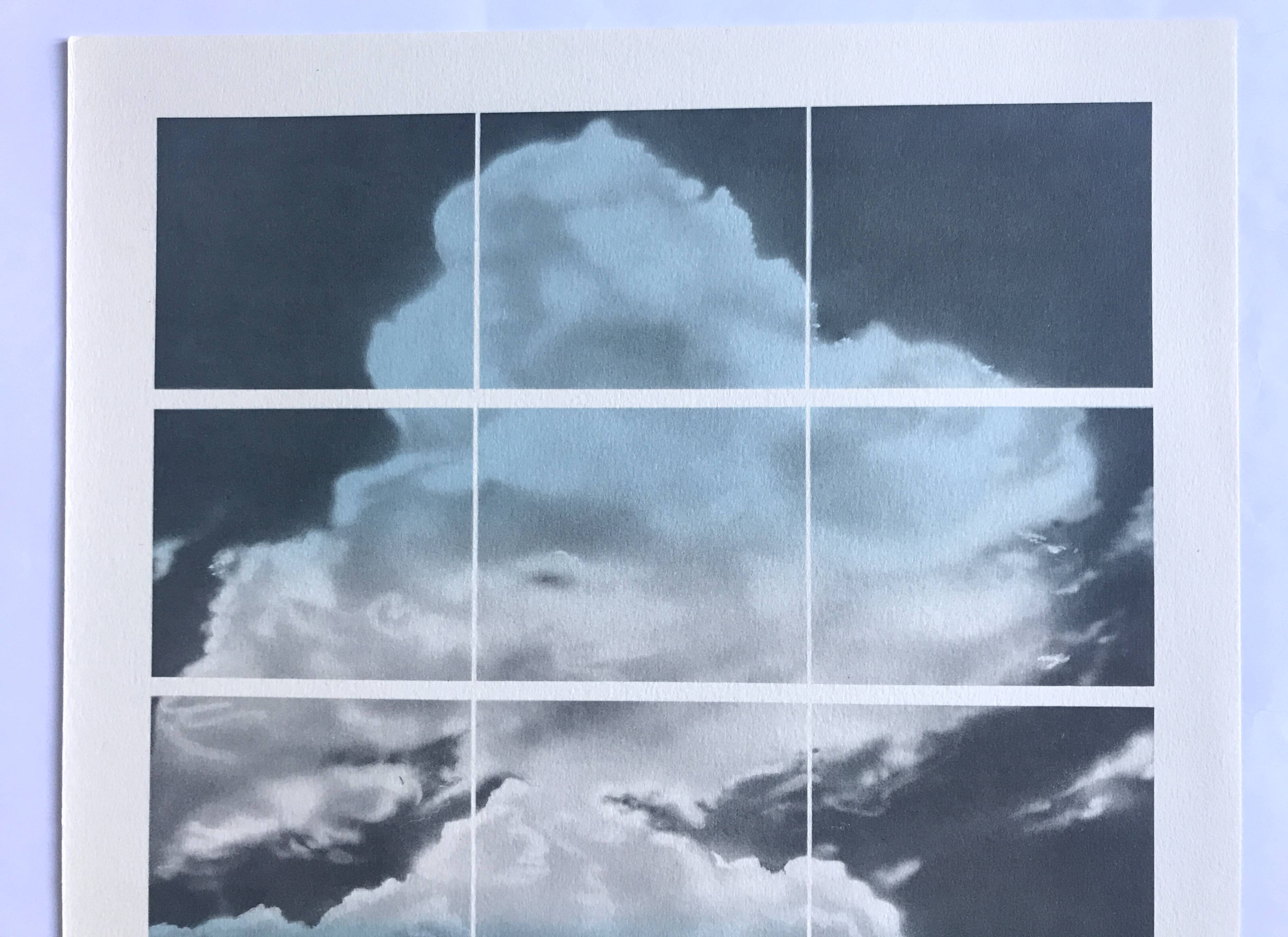 Set of 4 original lithographs by Peter Klasen, 1978. The air.