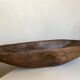 XXXL walnut wood carved centre table 1960 monoxyle