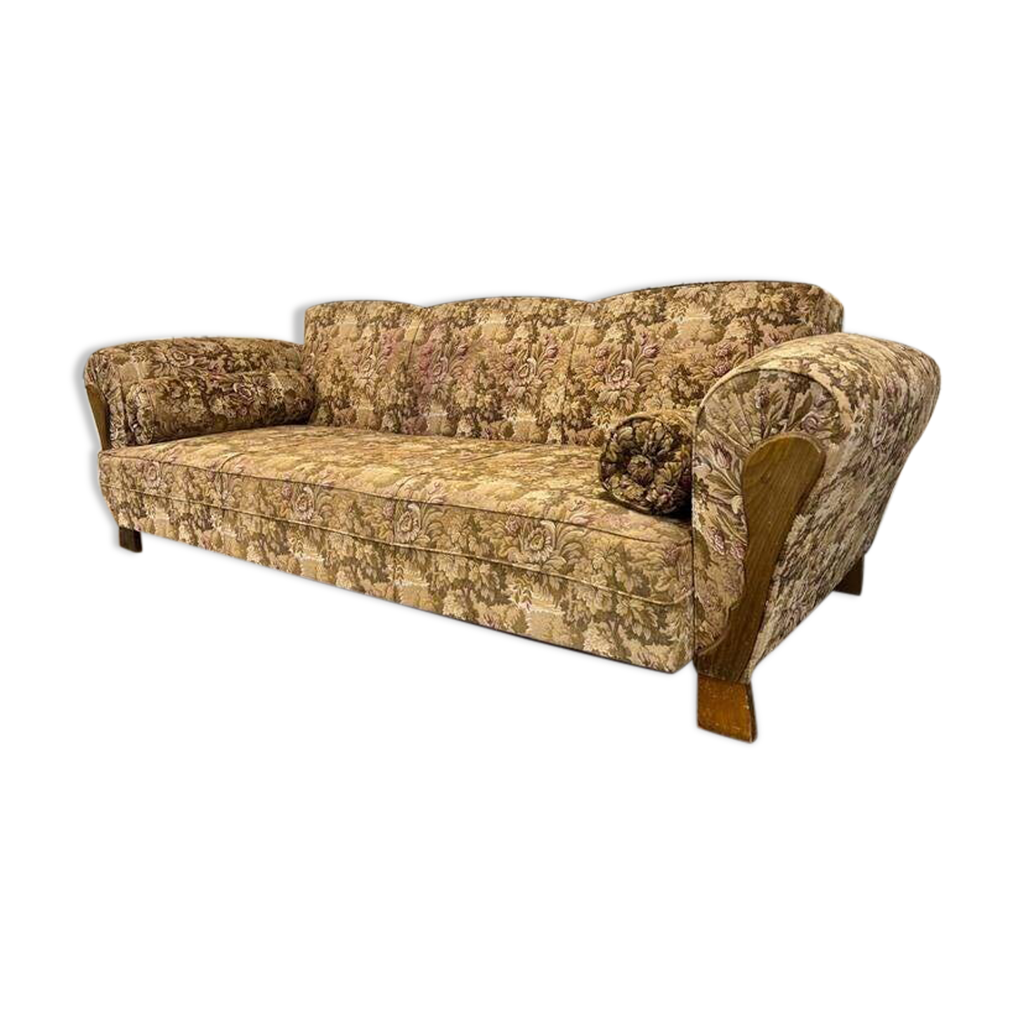 Vintage floral sofa / daybed / sofa bed