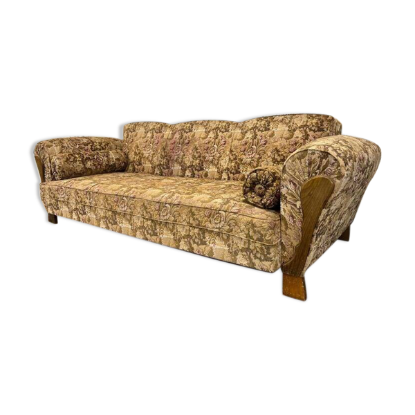 Canapé vintage fleuri / daybed / canapé-lit — Beyit