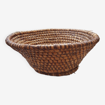Seagrass bread basket early 20th century 43 cm