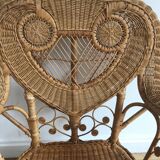 Peacock rattan chair