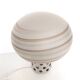 Brown Murano Glass Table Lamp by Sabattini and Diaz de Santillana for VeArt