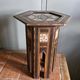 Antique octagonal table with mother-of-pearl inlays - Syria or Egypt