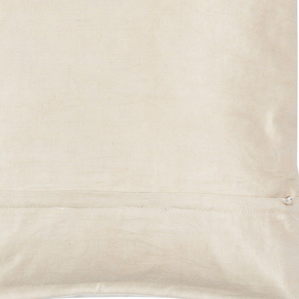 Housse de coussin brodée. Coussin d'accent fait main. Coussin en coton.