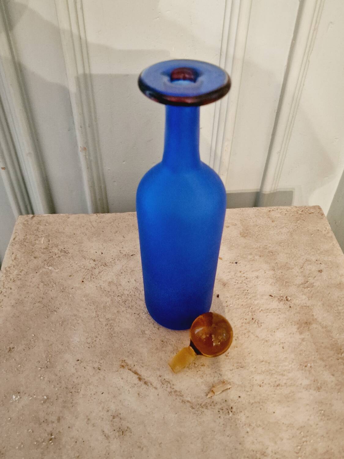 Vintage bottle with Franco Moretti stopper