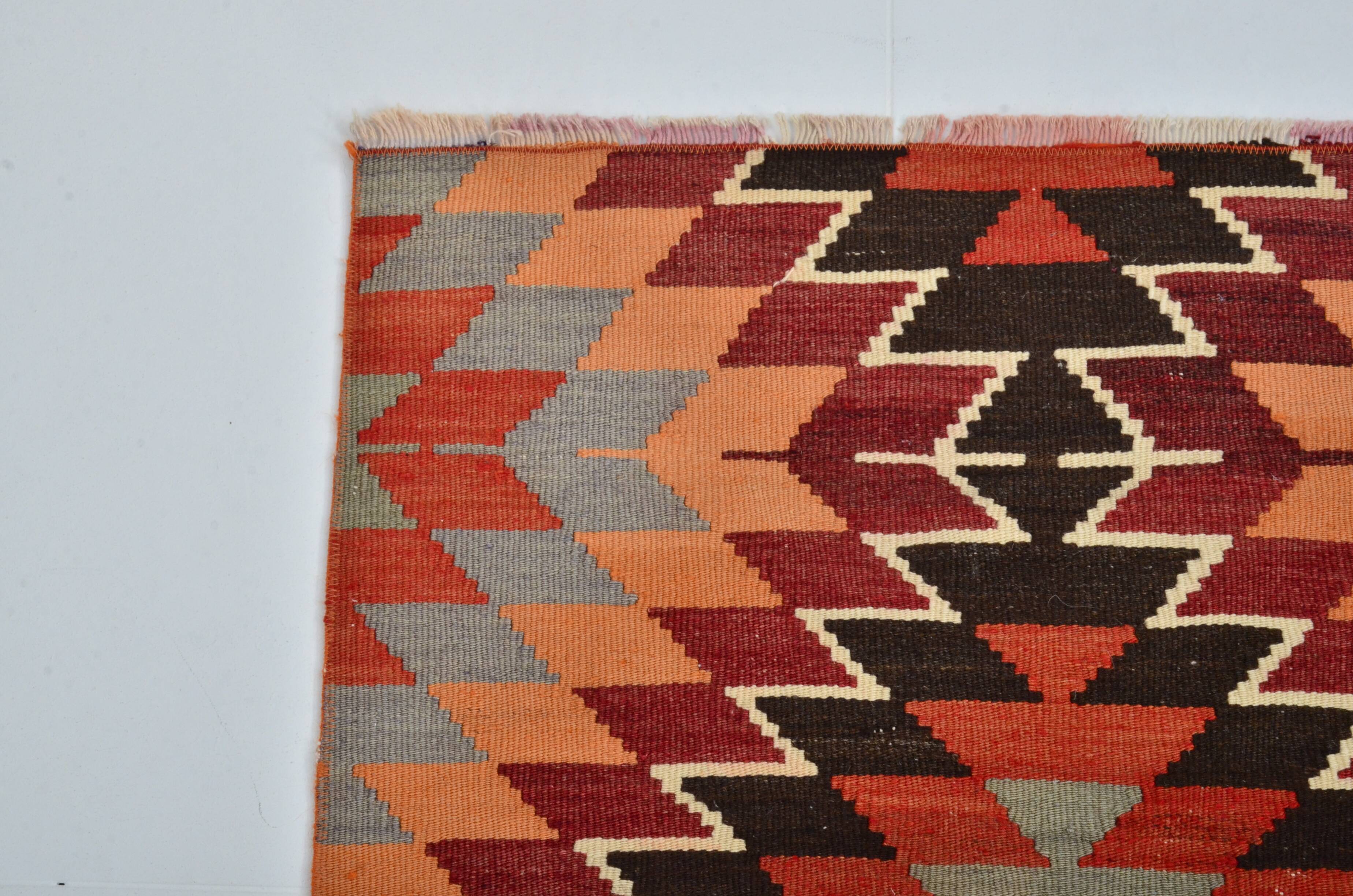 Decorative Oushak Vintage Kilim Rug sku 3409