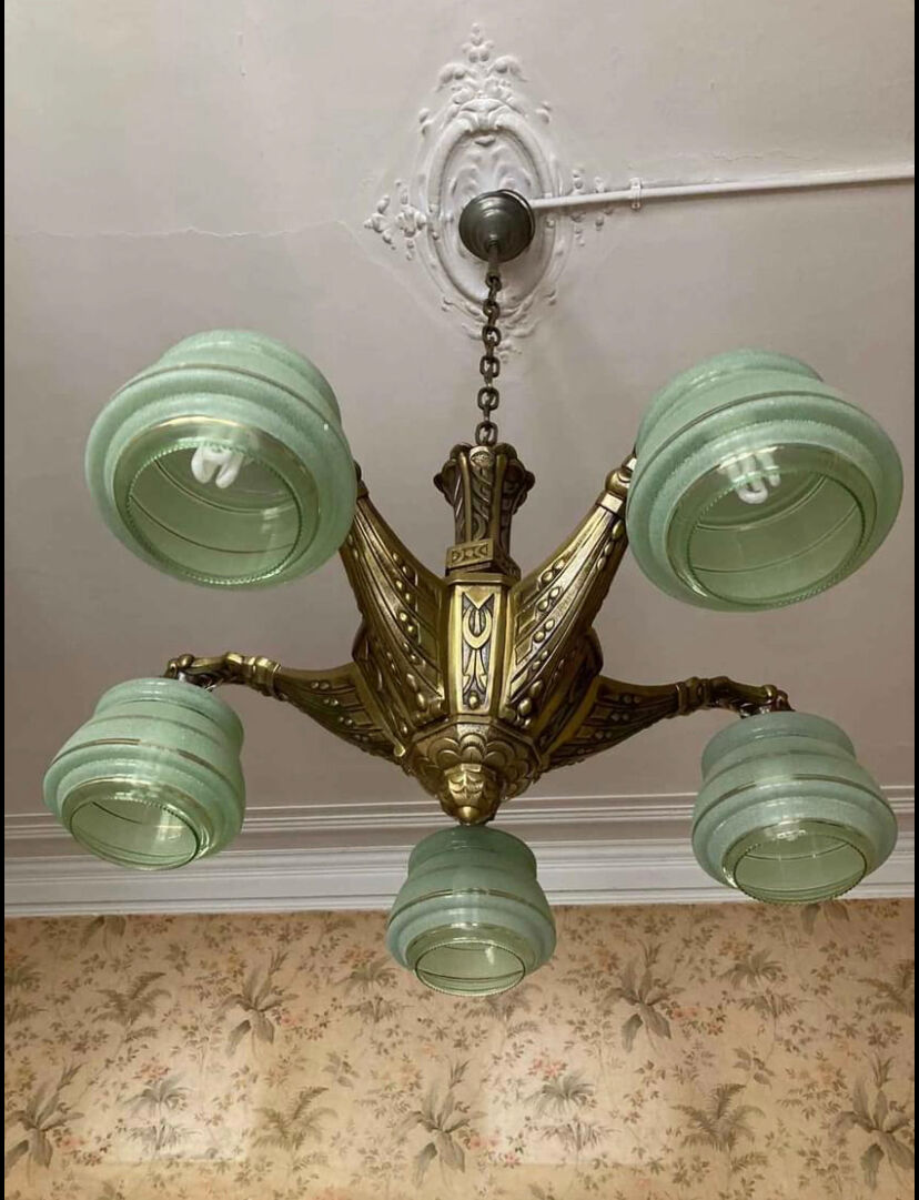 Art Deco chandelier - 1920s-1950s