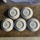 Set of 5 dessert plates with flower patterns Germany Bavaria D19