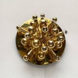 Atomic Brass Ceiling Light in Modern German Mid-Century by Dorothee Becker for Cosack, 1970s