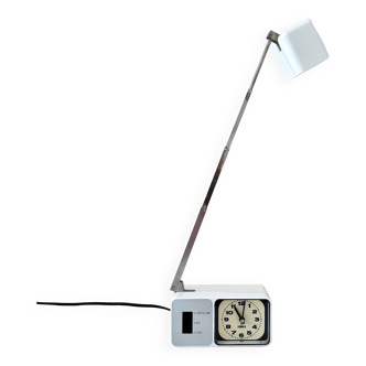 ESGE desk lamp, light alarm clock, 70's, table lamp, telescope lamp, vintage interior