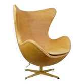 Fauteuil œuf en cuir par Arne Jacobsen pour Fritz Hansen Édition limitée anniversaire