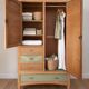 Dressed wardrobe