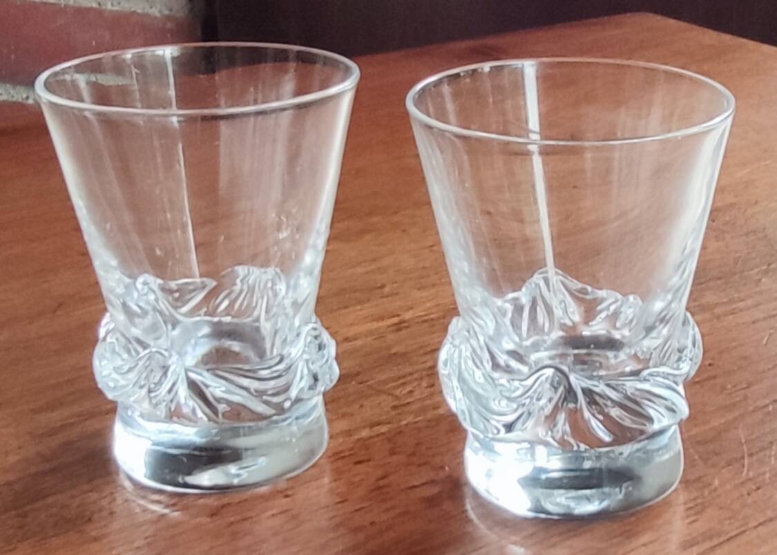 Series 10 crystal glasses Daum France model Sorcy