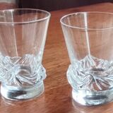 Series 10 crystal glasses Daum France model Sorcy