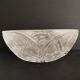 Coupe Lalique pinsons et feuillages signée