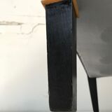 Paire de fauteuils en bois noirci